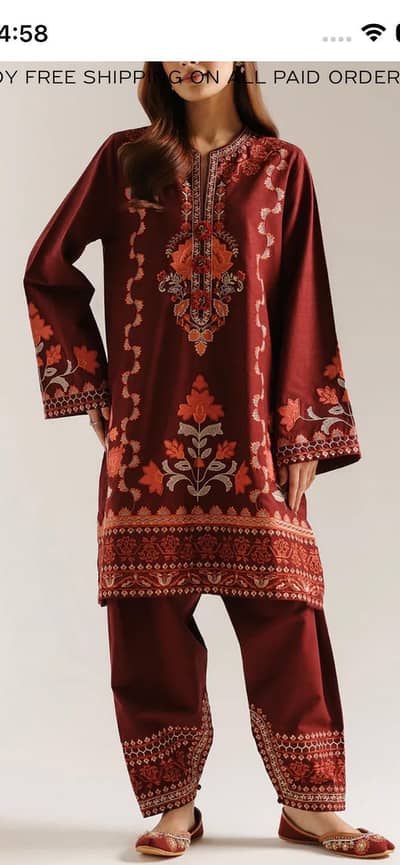 Embroidered Suit 3PC
