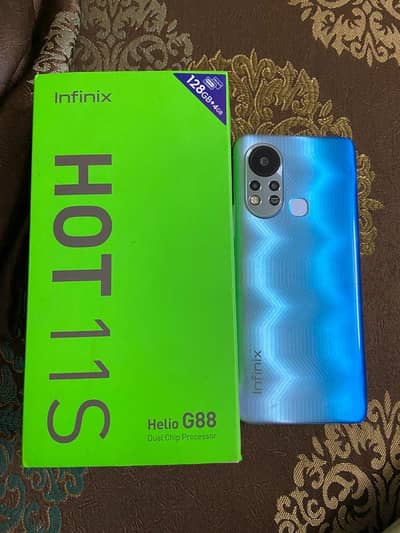 Infinix hot 11s 4/128 gb pta approved with box