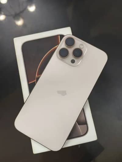iPhone 16 Pro Max 256GB || Dessert Titanium || PTA Approved