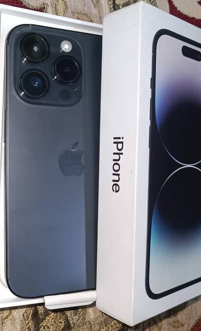 Iphone 14 pro with box genuine