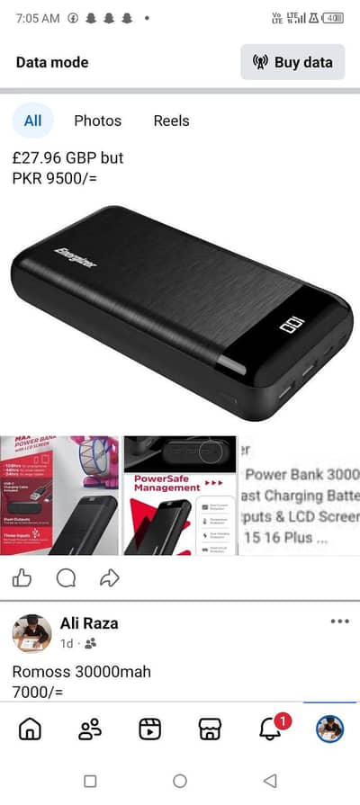 Energizer power Bank 30000 mAh