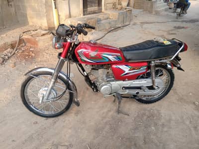 Honda 125 Model 23 Karachi number