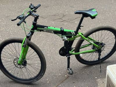 folding cycle land rover horse