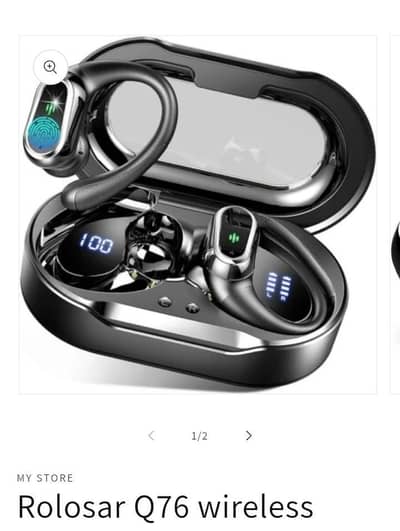 Rolosar Q76 wireless earbuds  PKR. 4999/=