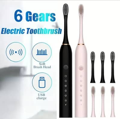 6-Speed Mode Smart Timer Electric Toothbrush