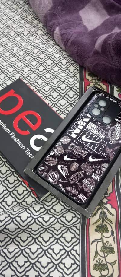 NEW PEAR NIKE COVER FOR REDMI 12 C NEW no glass