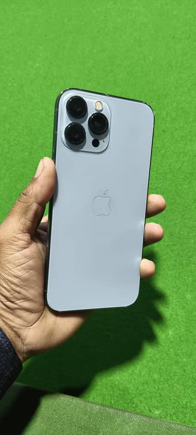 13pro max dule sim pta 10/10 saf set 128gb health 88 original water pa