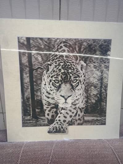 Stunning 3D Leopard Wall Art