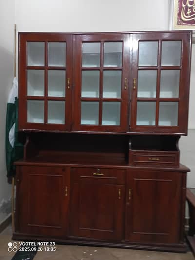 showcase in pure wood