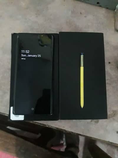 samsung note 9 with box