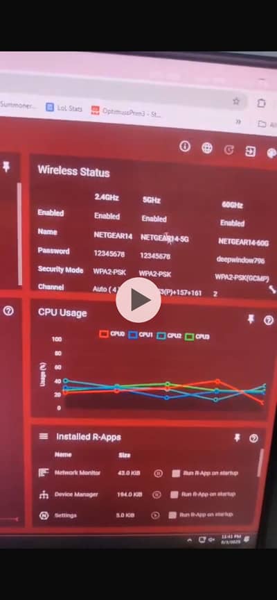 Wifi Gaming router Dual band