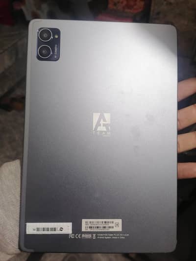 A Team Tablet non pta non active 4gb ram 128 memory
