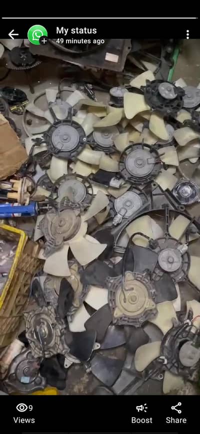 Xli radiator fan motor