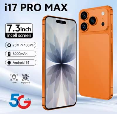 Brand New I17 Pro max (not apple) 8gb Rom 256 GB Ram