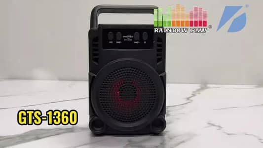 Speaker with different lights