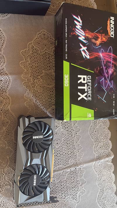 RTX 3060 12gb with box just like new