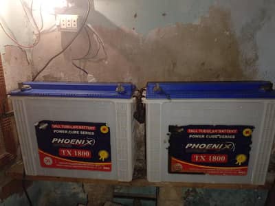 Phoenix TX1800 Tall Tubular Batteries (2 units)