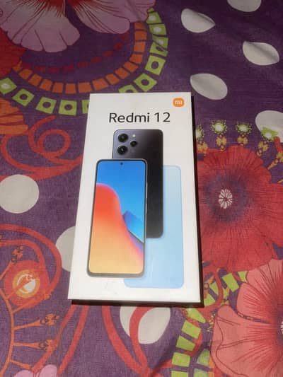 Redmi 12 8gb ram 128 storage box charger everything 10/10 condition