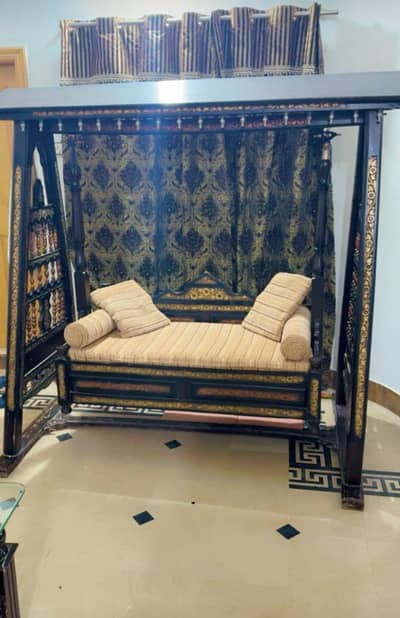 wooden swing sofa (jhula)