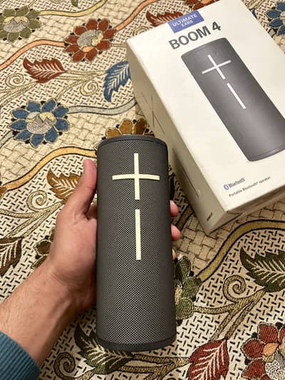 Boom 4 Bluetooth speaker ( with box ) 100 percent Orignal