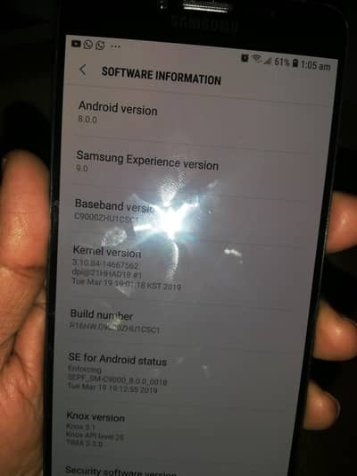 Samsung c9 pro 4gb 64gb