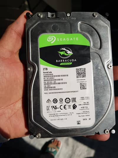 2TB Seatage BarraCUBA branded Hard drive gaming