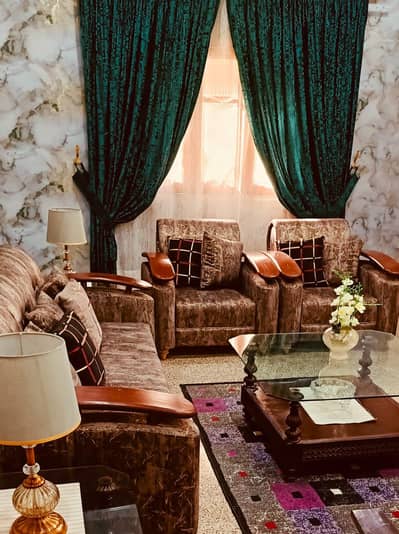 7 seater wooden sofa