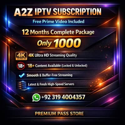 A2Z IPTV SUBSCRIPTION | IPTV | STARSHARE | B1G | TREX
