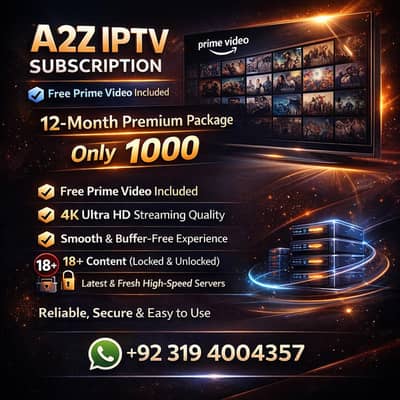 IPTV SUBSCRIPTION | B1G | STARSHARE | A2Z | TREX | GLO IPTV