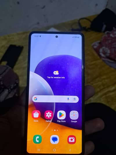 Samsung A72 8/128 official pta approved single sime working