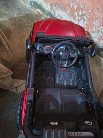 kids remot car new condition just one time use haii