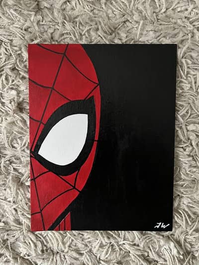 spider painting on canvas 