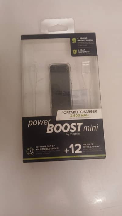 Mophie Brand new portable power bank with box for sale 2600 MAH capaci