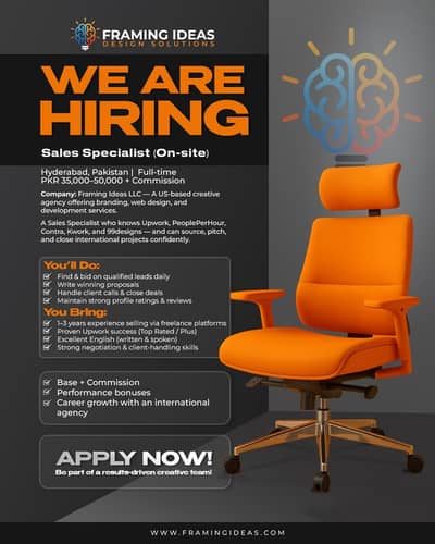 Sales Specialist (On-site) - Freelance Platforms