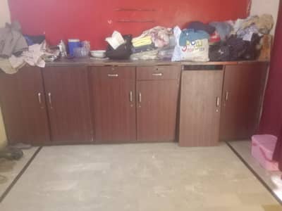 6 door big divider for sale with broken mirror almari