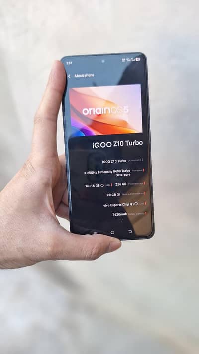 IQOO Z10 turbo 16/256 sim time available