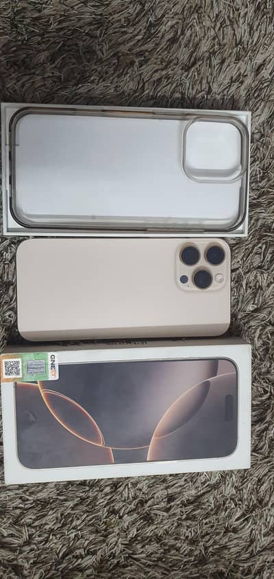 I phone 16 pro max   lush condition for sale pta proved
