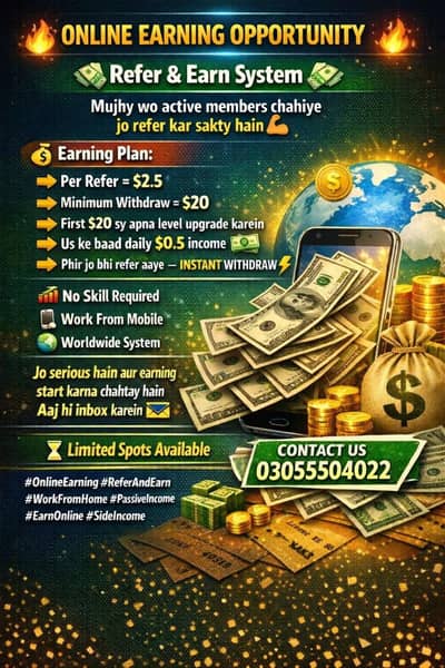 Online Earning Opportunity