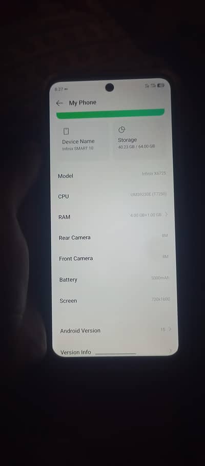 infinix Smart 10 all okay 8 month warranty box charger