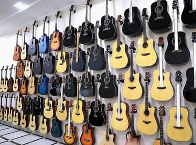  All Kinds Of Acoustic and Electric Guitars Available