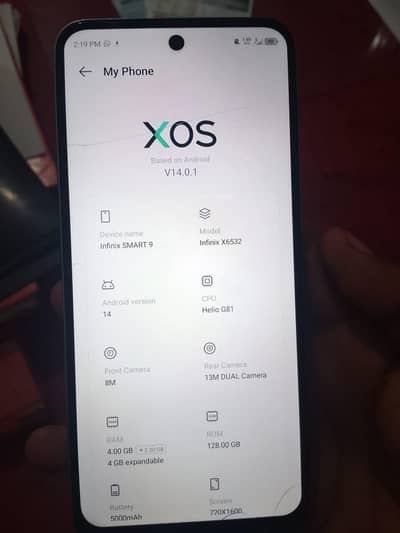 Ram 4+4gb . Rom 128gb