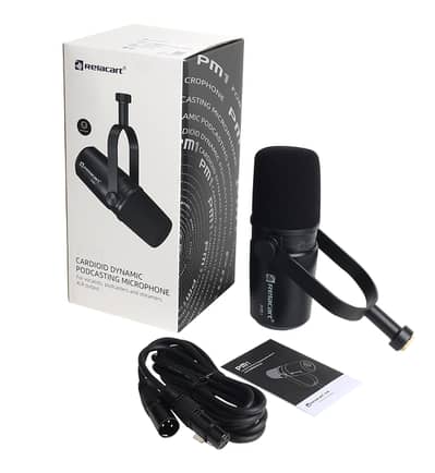 RELACART PM2 CARDIOID DYNAMIC PODCASTING MICROPHONE 