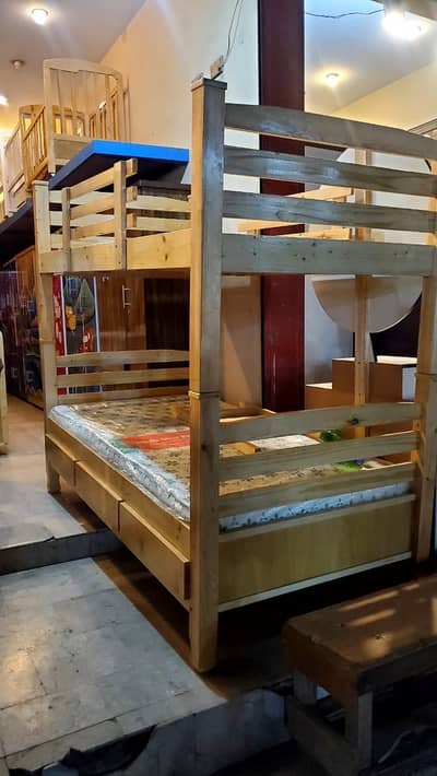 Double Bunker bed / Double decker bed / Kids bed / Double floor bed