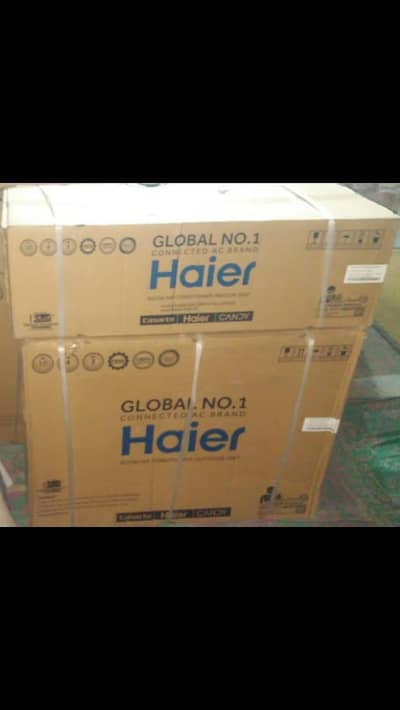 haier 1.5 ton ac new model brand new box pack with warranty card