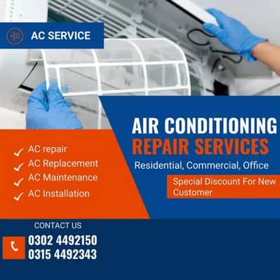 ac service ac fitting gass charging all maintenance