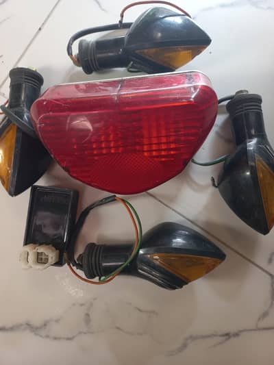 Super Star Bike Indicators & Back Light | 2022 Model | Good Condition