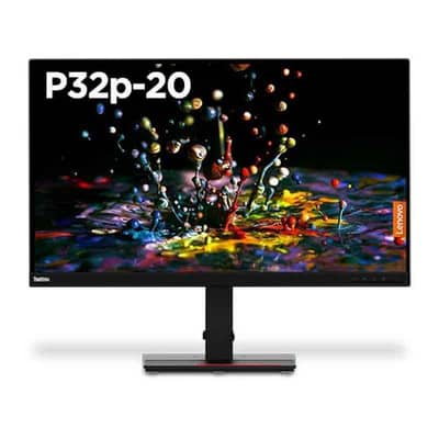 Lenovo P32p-20 32"4K UHD IPS USB-C MacBook Compatible Monitor
