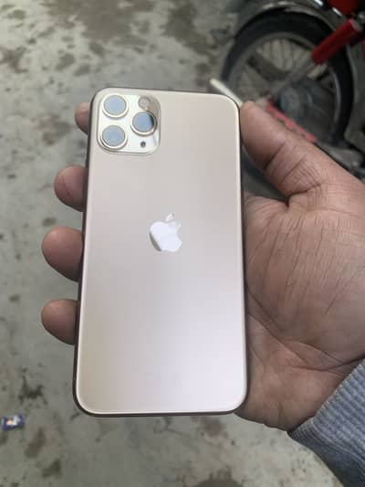 iPhone 11 Pro official pta 256 gb golden colour exchange possible