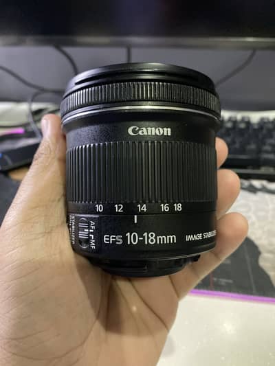 10mm-18mm Canon EFS mount, Image Stabilizer