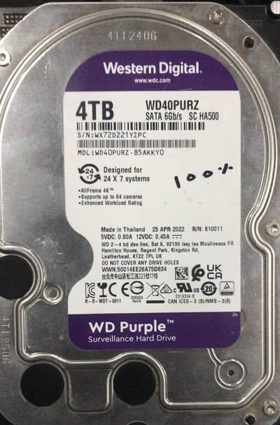 4tb, 3tb, 2tb, 1tb & 500gb hard drives 100% original health